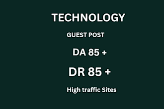 publish a technology guest post with tech backlinks