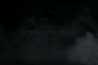 create a cinematic horror intro, creepy logo animation spooky hallowen