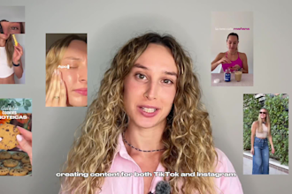 create organic ugc tiktok or reels video for you in spanish