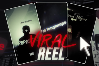 do viral video editing for reels with motion graphics