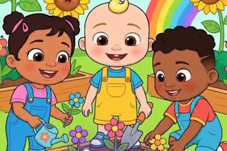 create 3d kids animation christian bible story nursery rhyme video