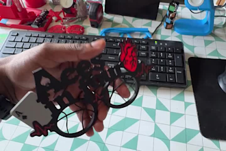 convert keychain, logo from images to 3d printable model