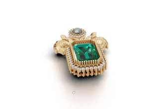 create manufacturing ready brooch jewelry cad design