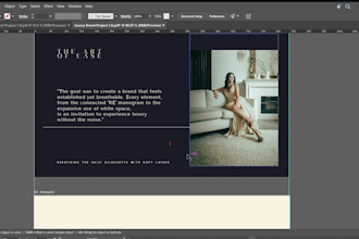 design a modern luxury fashion brand identity and logo