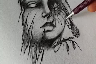 design a custom dark gothic tattoo design