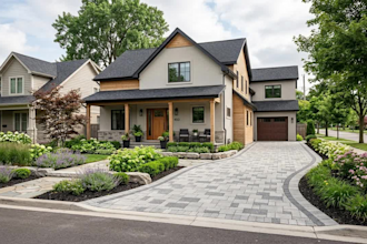 do 3d landscape design, driveway makeover, and curb appeal rendering