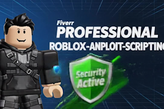 build a roblox game for you and make your server totally secured