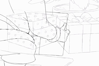 do 2d traditional animation, 2d line art, 2d hand drawn