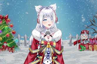 design and rigging live2d vtuber model live2d anime style 2d vtuber avatar model