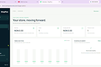 build a custom PHP ecommerce website with admin dashboard