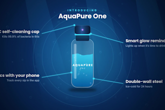 create an animated product launch video presentation