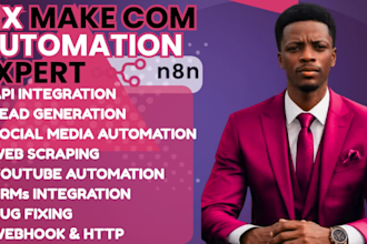 setup, make com automation make com made com fix make scenario n8n automation