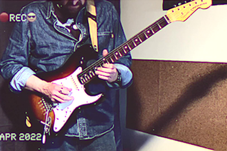 record rhythm guitar and solo in rock and hard rock songs