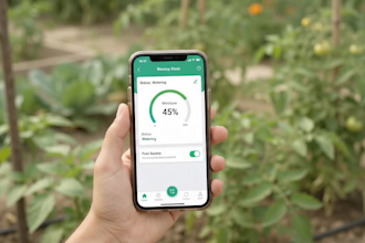 design a smart irrigation controller pcb with sensor and iot