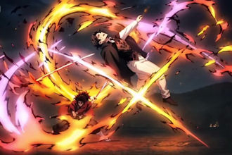 2d animation, anime video, ai anime fight scene game cinematic video