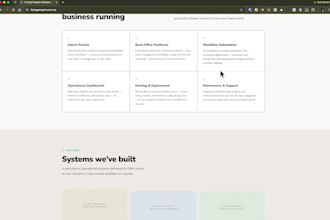 build business website or landing page
