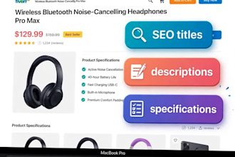 write SEO product titles and descriptions that sell