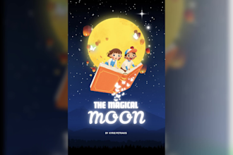 design child book illustration, children picture book and storybook for you