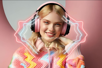 create an audio spectrum music visualizer
