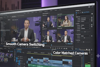 professionally edit your multicamera podcast or interview