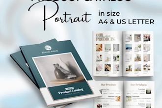 design digital magazines, product catalogs, lookbooks, brochures and booklets