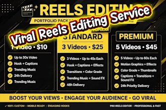 edit viral instagram reels with captions and broll