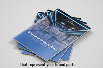 do brochure design, branding package and corporate brochure