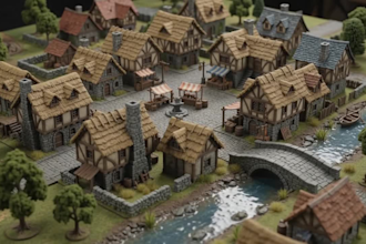 design custom dnd terrain, tabletop scenery, modular dungeon and stl files