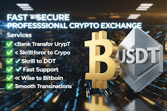 convert your skrill, wise or bank funds to usdt btc eth fast