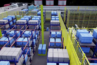 create industrial robotics and robotics arm animation