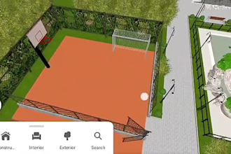 create 2d and 3d floor plan via planner 5d