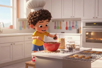 create pixar style 3d kids animation cartoon animation and educational video