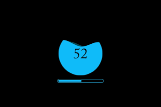 abstract loading icon animation loading bar