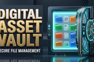 organize and setup a secure digital file vault