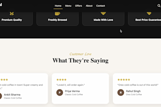 create responsive landing page