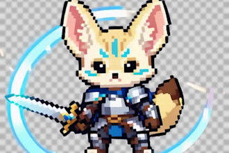 create pixel art animation game assets sprites and tilesets