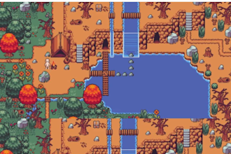 create a tileset 8x8, 16x16, 32x32, 64x64 pixel art tileset, map for your game