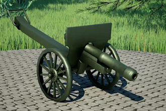 create game ready 3d props and objects with clean topology