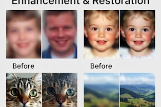 fix blurry photos, upscale and enhance image resolution using ai
