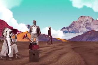 create engaging music lyrics videos with collage vox style documentary animation