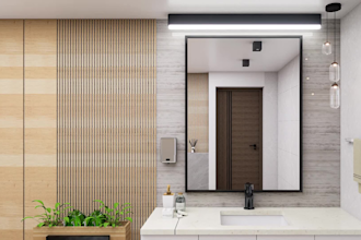 do realistic minimalist interior 3d visualization