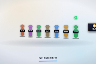 create animated data charts, counters and stat videos