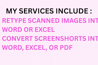 convert PDF, images and handwritten documents to word