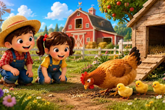 create 3d educational kids animation videos