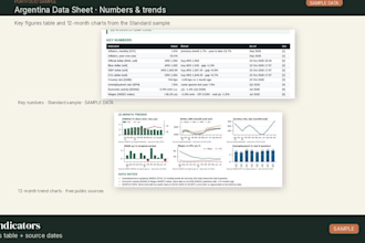 make an argentina market research report with inflation, dollar and risk
