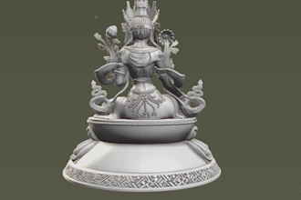 create detailed 3d printable sculptures in zbrush