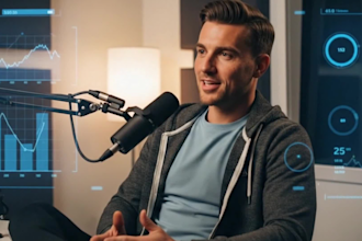 create cinematic spokesperson video