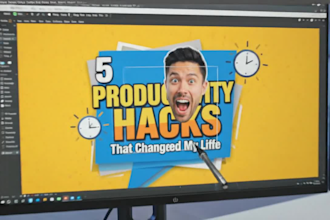 design catchy and viral youtube thumbnails