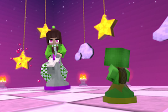 create a minecraft blender animation