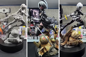 print and paint 3d resin tabletop character 3d character model game figure